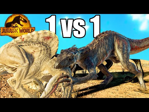 Indoraptor vs EVERYONE in Jurassic World Evolution 2