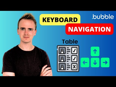 How to add navigate a table with the arrow keys (Up Down Enter) thumbnail