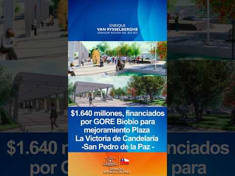 Gran Logro 🎯:  $1.640 millones, GORE Biobío para mejoramiento Plaza La Victoria de Candelaria SPP