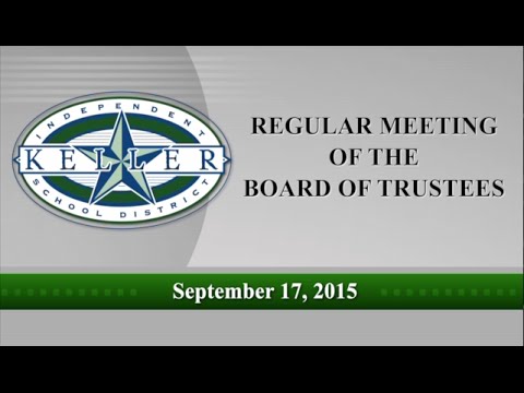 Board Meeting: September 2015