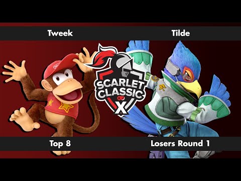 Scarlet Classic X - Tweek (Diddy Kong) VS Tilde (Falco) - Ultimate Top 8 - Losers Round 1