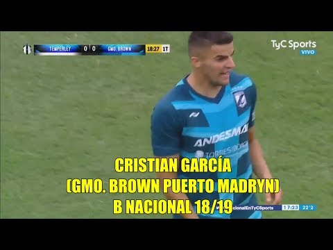 Cristian García / GUILLERMO BROWN (PTO. MADRYN) / B Nacional 18/19