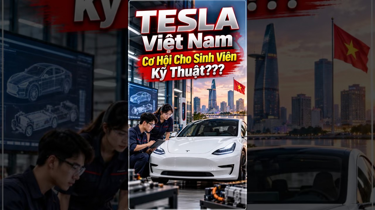 Tesla Motor Việt Nam: Những ngành kỹ thuật nào có cơ hội? #sinhvien #huongnghiep
