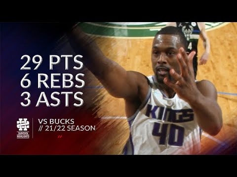 Harrison Barnes 29 pts 6 rebs 3 asts vs Bucks 21/22 season