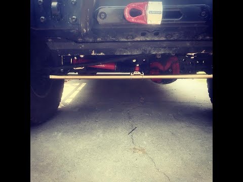 Metalcloak tie rod and steering stabilizer install