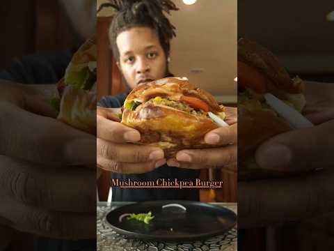 Chickpea and Mushroom Burger