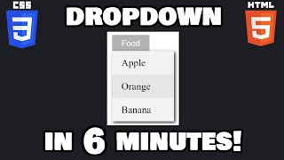Download the video "Learn CSS dropdown menus in 6 minutes! 🔻"