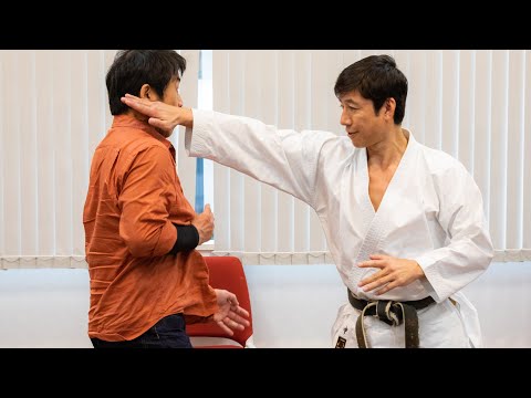 空手（中達也）の手刀と少林寺拳法（井上弘）の崩し Shuto of Karate (Tatsuya Naka）and Kuzushi of Shorinjikempo（Hiromu Inoue）