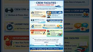 CREW FACILITIES ON BOARD A CRUISE SHIP #CruiseLife#ShipCrewLife#WorkAtSea#CrewLifeExperience