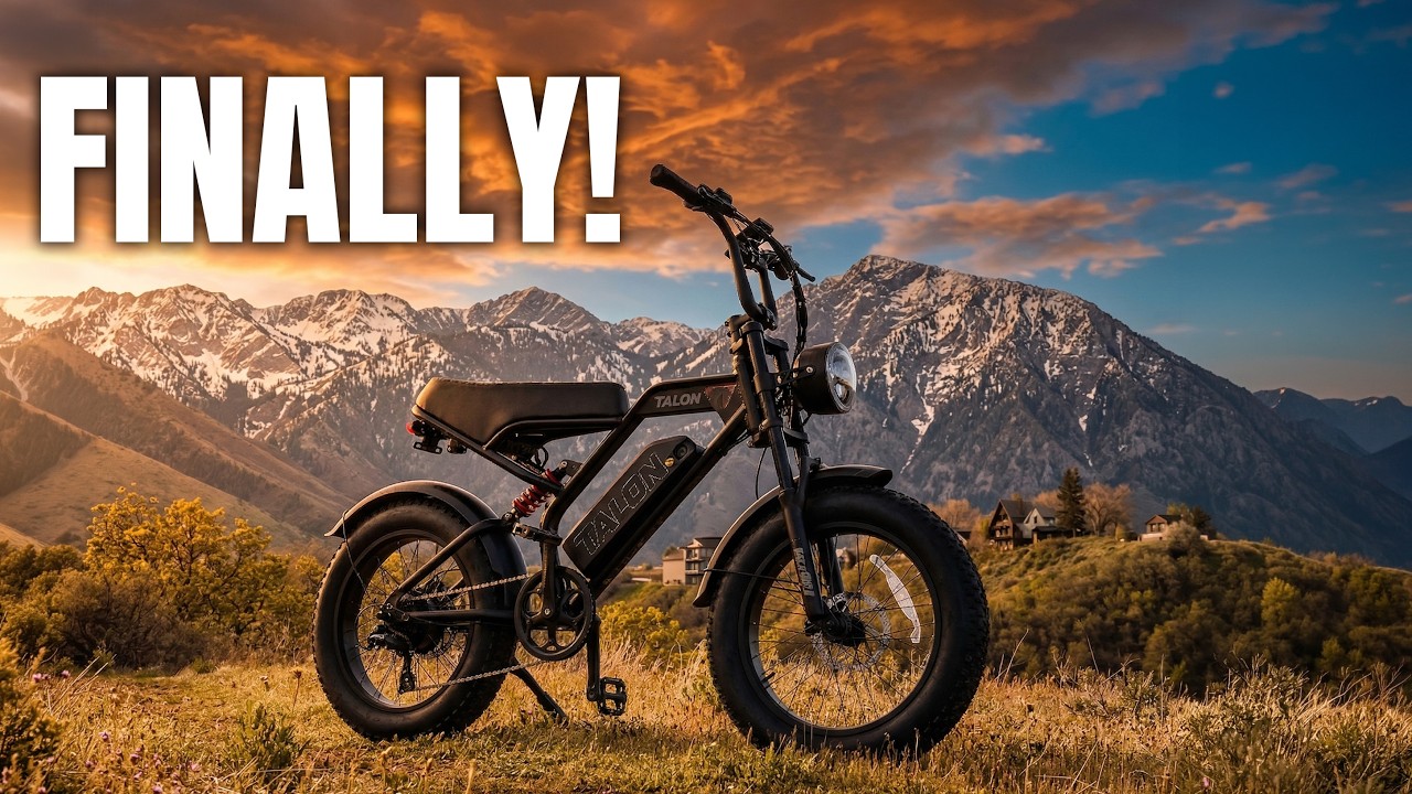Finally, a Moped-Style E-Bike for Adults! Talon T757 Review