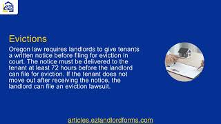 Oregon Landlord Tenant Law: What You Need to Know