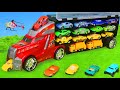 Truck Filled With Toy Vehicles For Kids