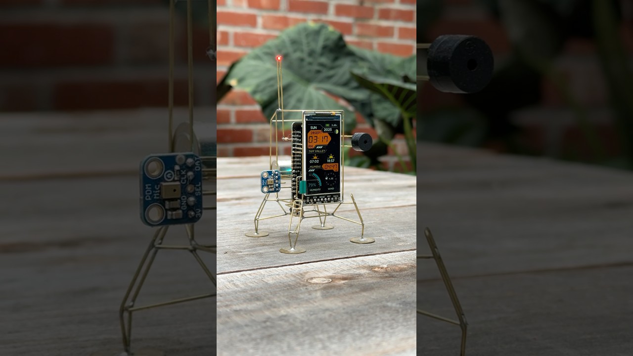 Lander R2 #circuitsculpture #space #satellite #lander #arduino #spacetravel