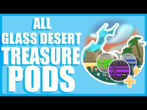 Slime Rancher-All GLASS DESERT Treasure Pods Locations