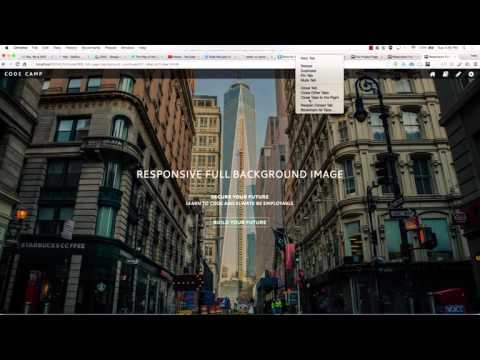 css full page background