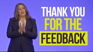 Thank You For Your Feedback - Why We Should Say Thank You | Shari Harley