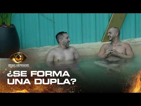 Midday at the pool for Gabriel and Emanuel: Brian joins the conversation - Big Brother 2026