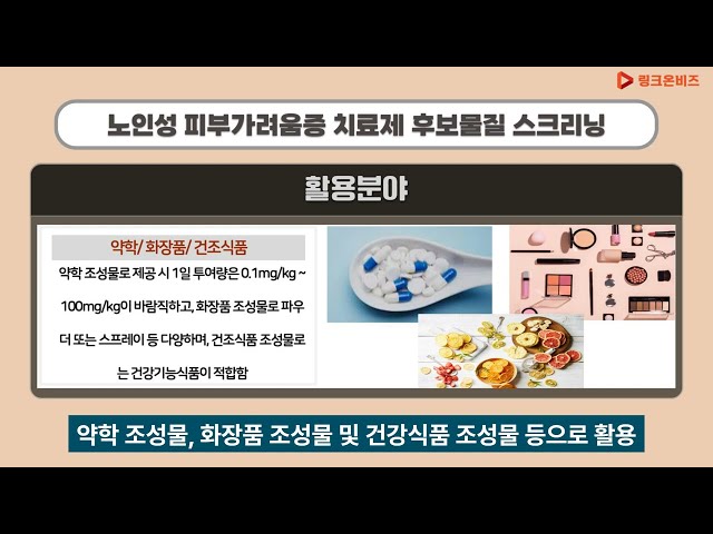 노인성 피부 가려움증의 치료제 후보물질 스크리닝 및 평가방법