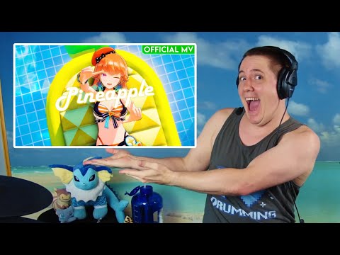 Pineapple From Takanashi Kiara On Drums!