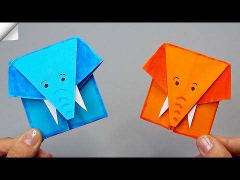 Funny Elephant Moving paper TOYS Easy paper crafts