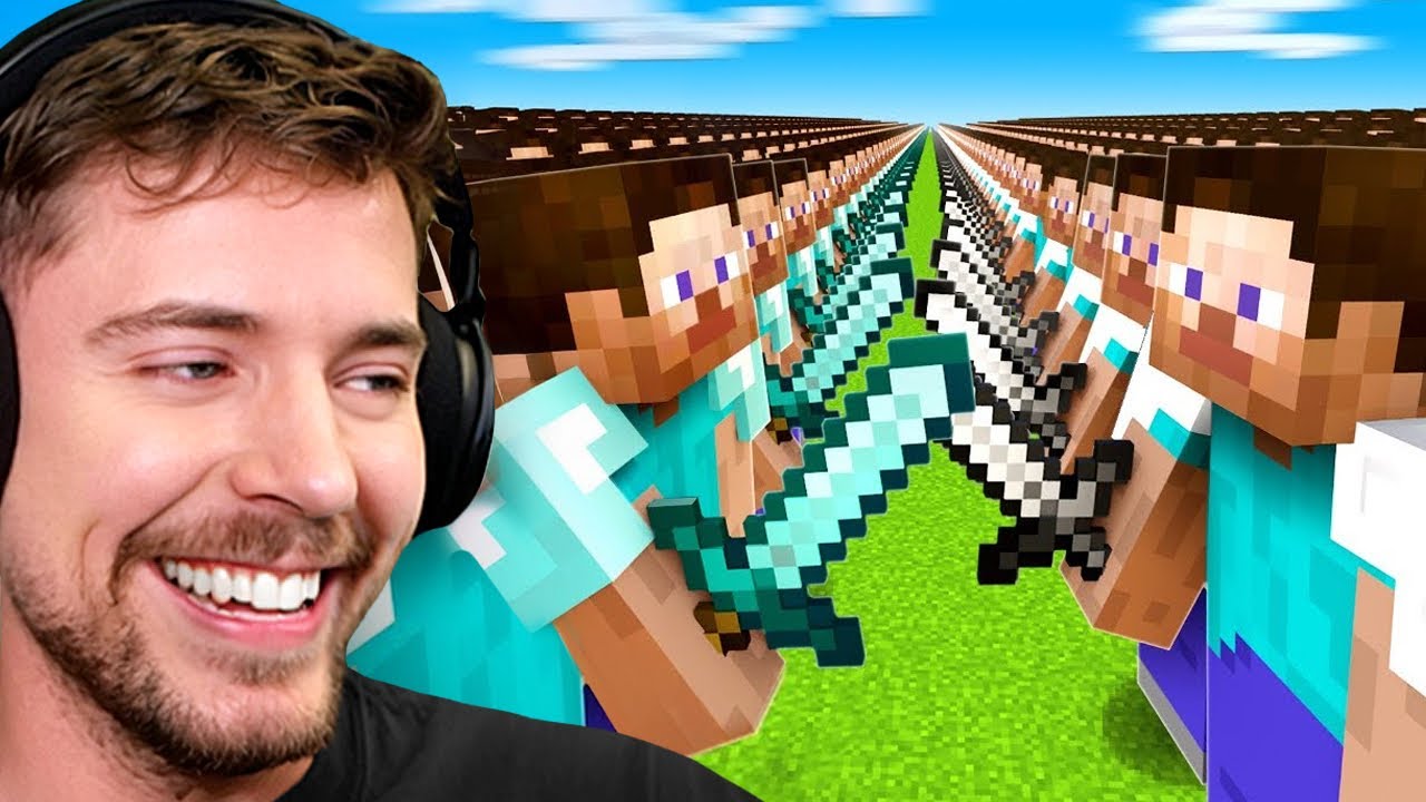 1000 vs 1000 Player War!