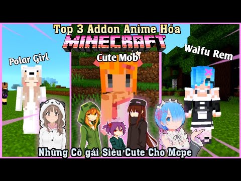 EPIC Anime Girls Mod in Minecraft! 😱 - KIDING MC