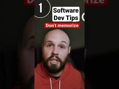 Software Dev Tips - Don’t Memorize #shorts thumbnail