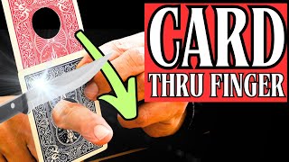 IT PASSES THRU!! LEARN THE CARD TRICK!
