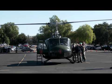Veterans Day 2015 Las Positas College WWII Veterans UH-1H Iroquois “Huey” Landing LONG