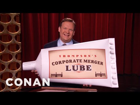 Andy Richter Explains The Comcast-Time Warner Merger | CONAN on TBS