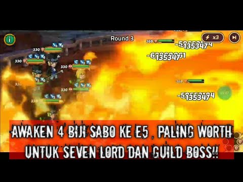 Epic Treasure | Awaken 4 biji Sabo ke E5 , paling worth untuk seven lord dan guild boss!!