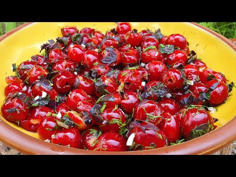 FAMOUS AZERBAIJANI SOUR CHERRY SALAD RECIPE PERFECT FOR MEAT DISHES AND KEBABS !