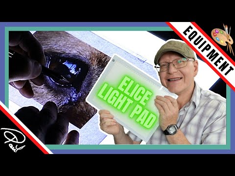 How to Draw with a LIGHT BOX // ELICE LED Light Pad Demo & Review