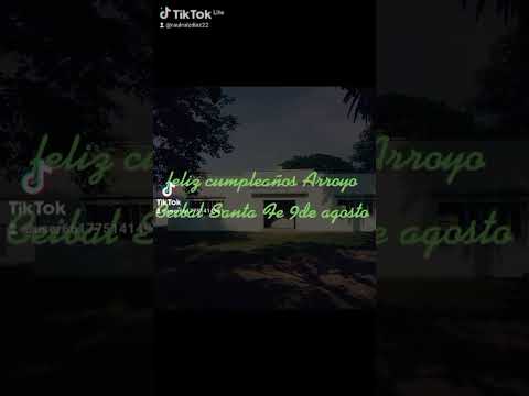feliz cumpleaños Arroyo Ceibal Santa Fe