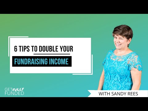 6 Tips to Double your Fundraising Income