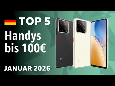 TOP 5: The best mobile phones under €100 – test and comparison in January 2026!