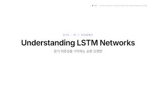 [Ilya23] Understanding LSTM Networks