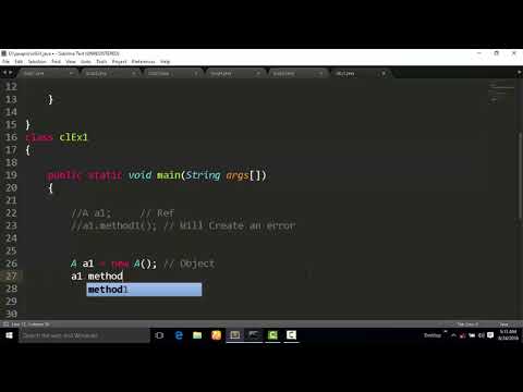 Different Between Object And References In Java Program