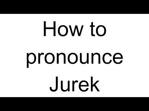 How to Pronounce Jurek (Polish)