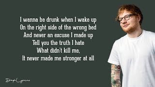 Drunk - Ed Sheeran (Lyrics) 🎵