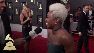 Cynthia Arivo | Red Carpet | 59th GRAMMYs