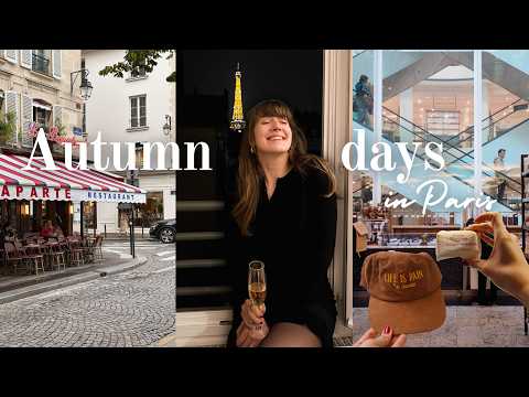 PARIS FALL VLOG: 6th arrondissement, Ladurée tea room, hotel with Eiffel Tower view & the Bon Marché