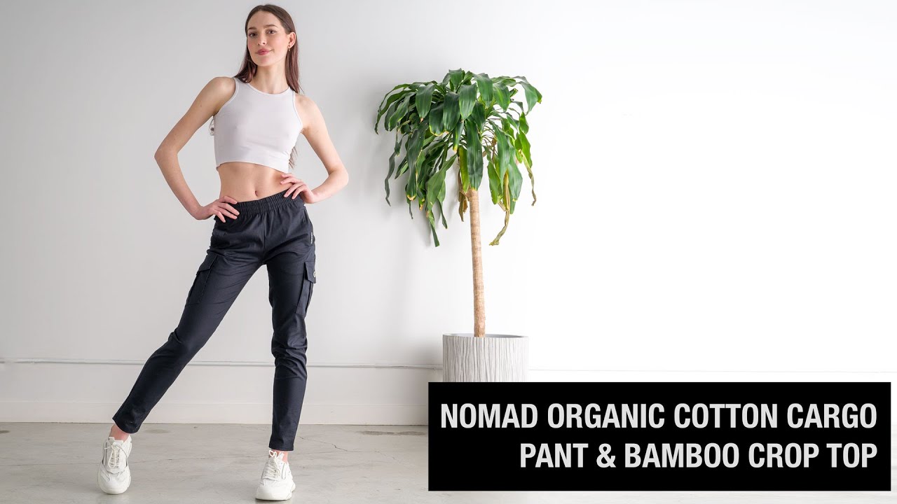 Nomad Organic Cargo Pant in Black