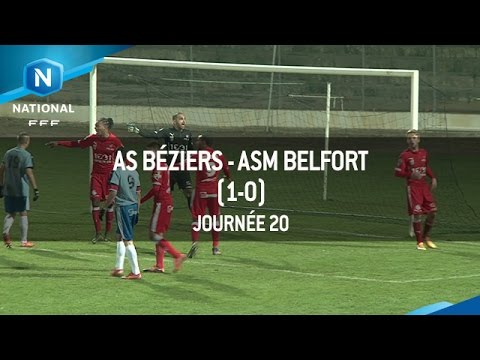 J20 : AS Béziers - ASM Belfort (1-0), le résumé