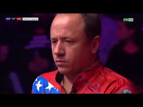 Mosconi Cup 2018 [Day 1] Match 4 - Shane Van Boening/ Corey Deuel vs Eklent Kaci/ Alex Kazakis  (HD)