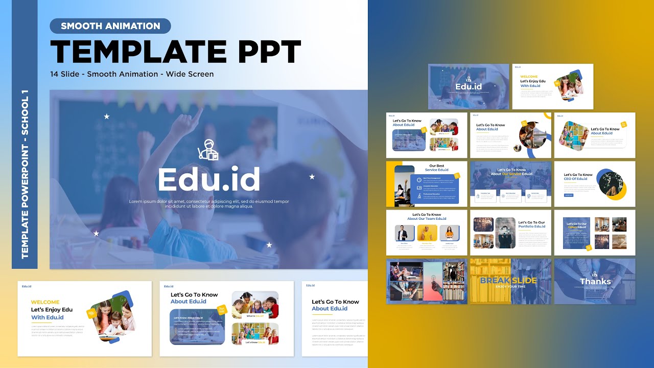 School 1 | Template PPT Profesional & Modern