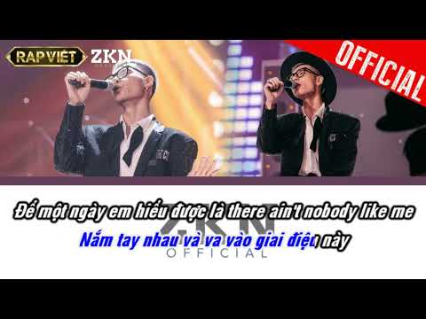 Karaoke Va Vào Giai Điệu Này (Có Bè) - RPT MCK | RAP VIỆT Mùa 1 | ZKN Music