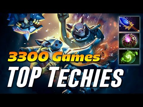 TECHIES TOP 1 Dotabuff 3300 Games | Dota 2 Pro Gameplay