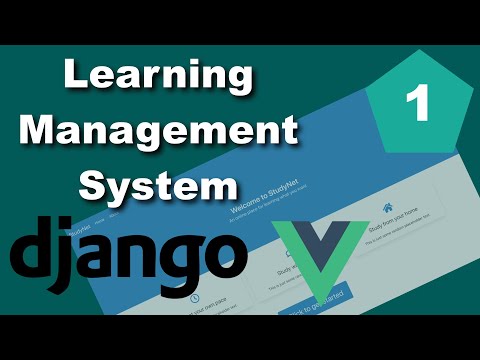 Django and Vue Learning Management System (LMS) Tutorial - Part 1 - Setting up the environments thumbnail