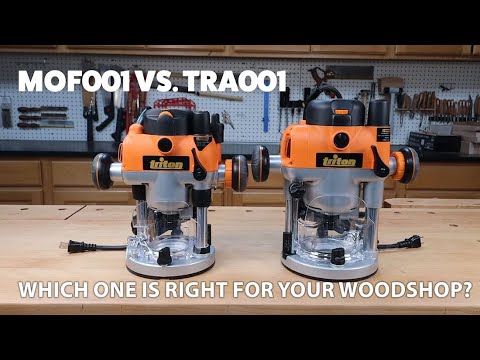 MOF001 Vs. TRA001 Triton Router Comparison | Which Router Is Best For Your Woodshop?
